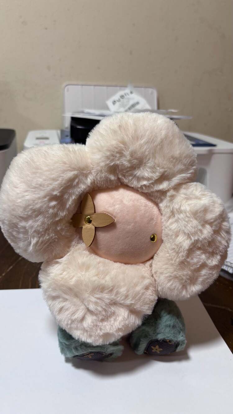 Louis Vuitton Doudou Vivienne Sunflower Plush Toy Beige